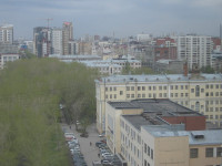 Вид из окна офиса.